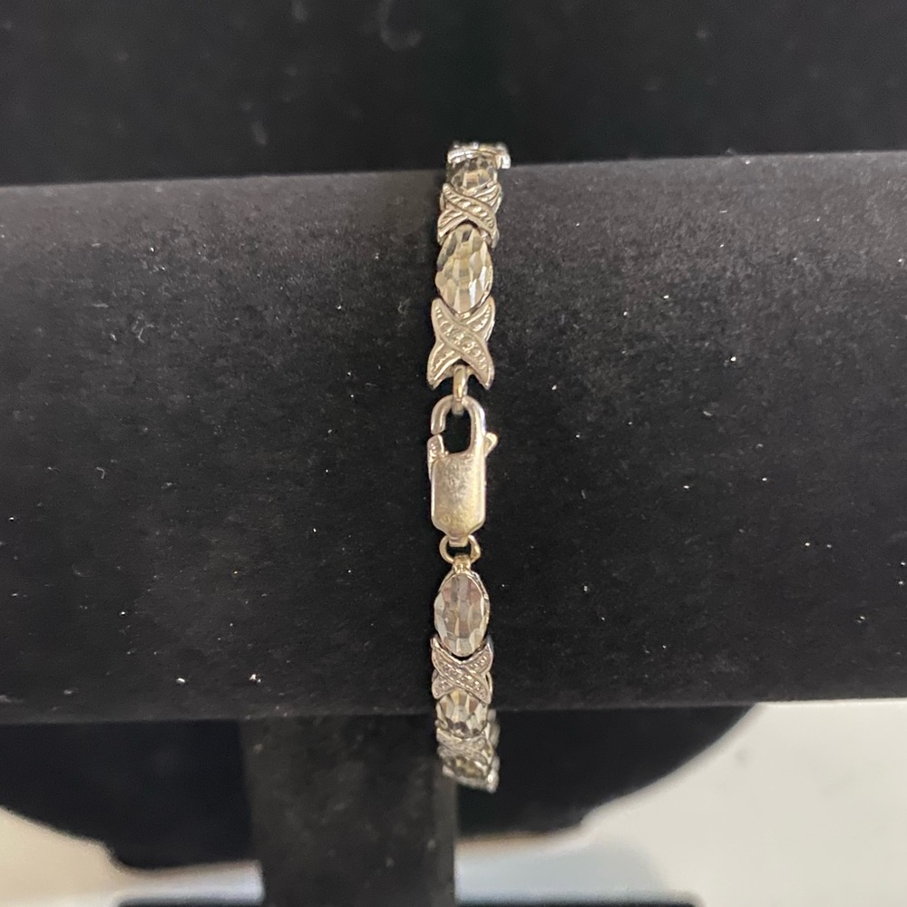 Sterling Silver Xoxo Bracelet View 3